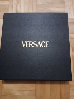 Versace Empty Black Box with Gold Lettering.Exellent conditions.